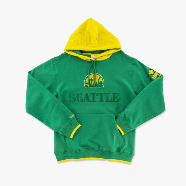 Seattle SuperSonics Team OG Fleece Hoodie For Cheap