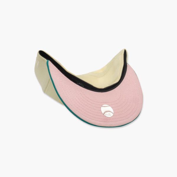 Seattle Mariners 2023 All-Star Game Northwest Green Pink Brim Fitted Hat Online Sale - Image 4