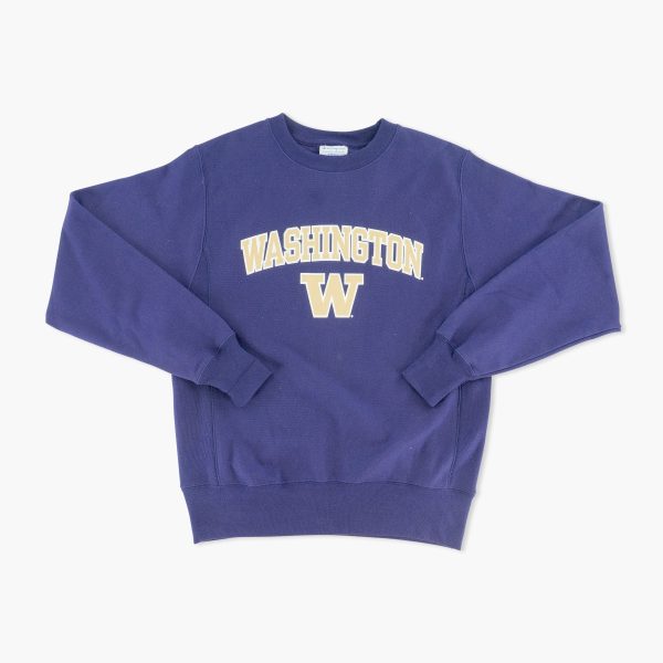 Washington Huskies Champion Purple Crewneck Fashion - Image 2