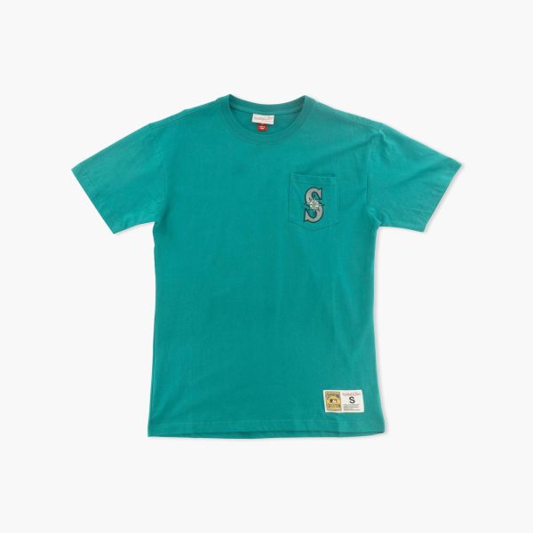 Seattle Mariners Teal Premium Pocket T-Shirt on Sale