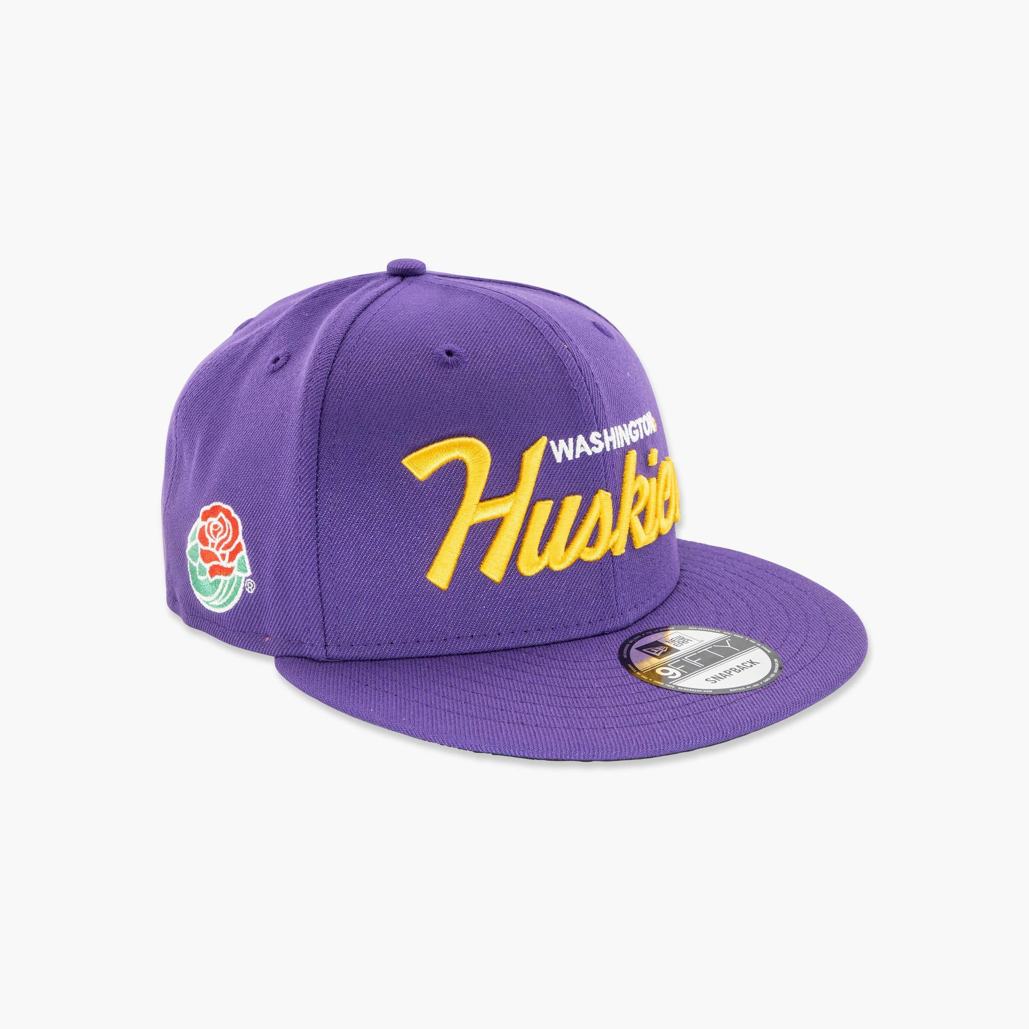 Washington Huskies 1991 Rose Bowl Champions Script Snapback For Sale