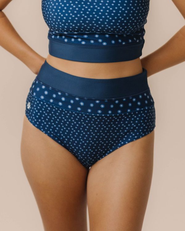Coastal Daisy Colorblock Bottom Fashion