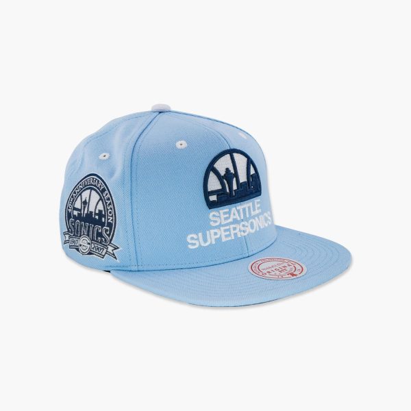 Seattle SuperSonics Skyline Blue Madness Snapback For Sale - Image 2
