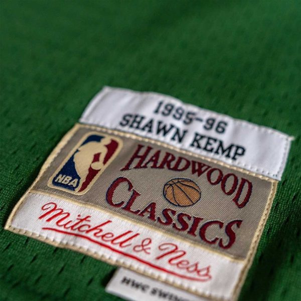 Seattle SuperSonics Shawn Kemp 1996 Green Swingman Jersey Hot on Sale - Image 2