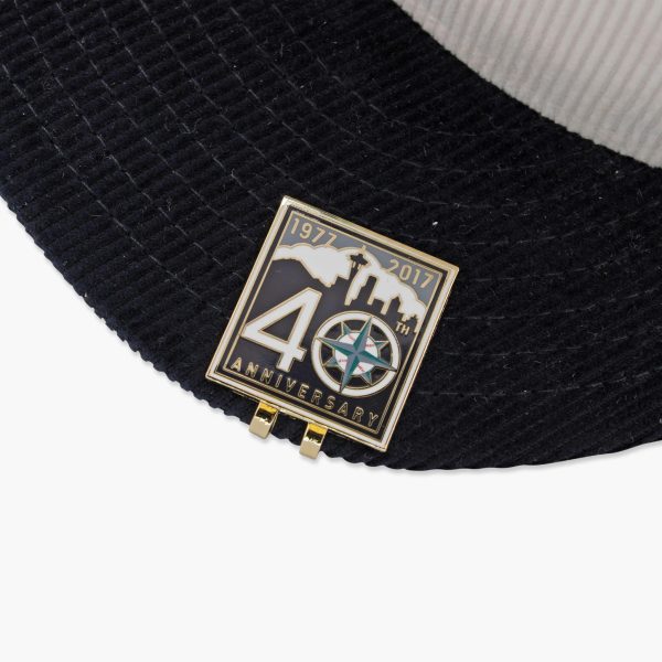 Seattle Mariners 40th Anniversary Corduroy Fitted Hat (Includes Hat Pin) Online - Image 2