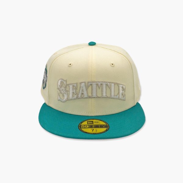 Seattle Mariners 2023 All-Star Game Northwest Green Pink Brim Fitted Hat Online Sale