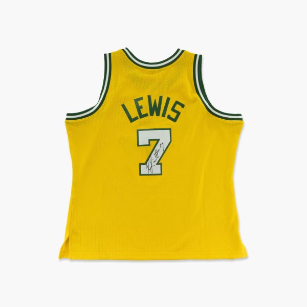 AUTOGRAPHED By Rashard Lewis - Seattle SuperSonics 2003 Rashard Lewis Alternate Jersey on Sale