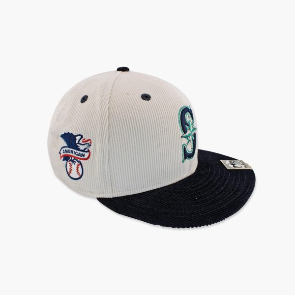 Seattle Mariners 40th Anniversary Corduroy Fitted Hat (Includes Hat Pin) Online - Image 3