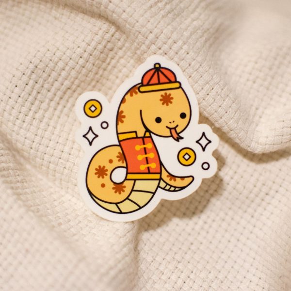 Year of the Snake Vinyl Sticker on Sale - Image 3