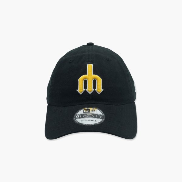 Seattle Mariners Trident Black Adjustable Hat For Cheap