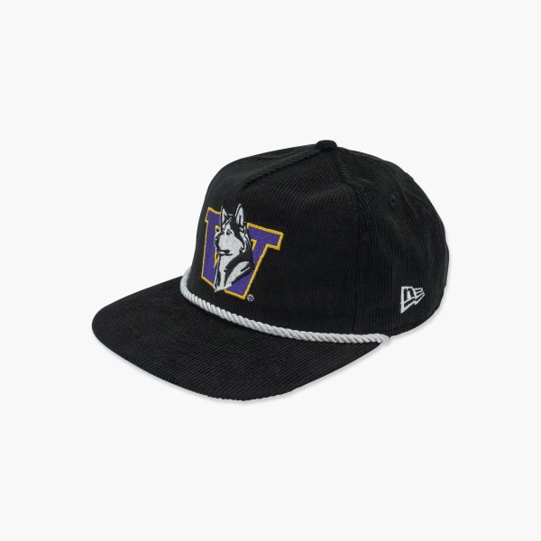 Washington Huskies Dubs Up Corduroy Golfer Snapback Cheap - Image 2