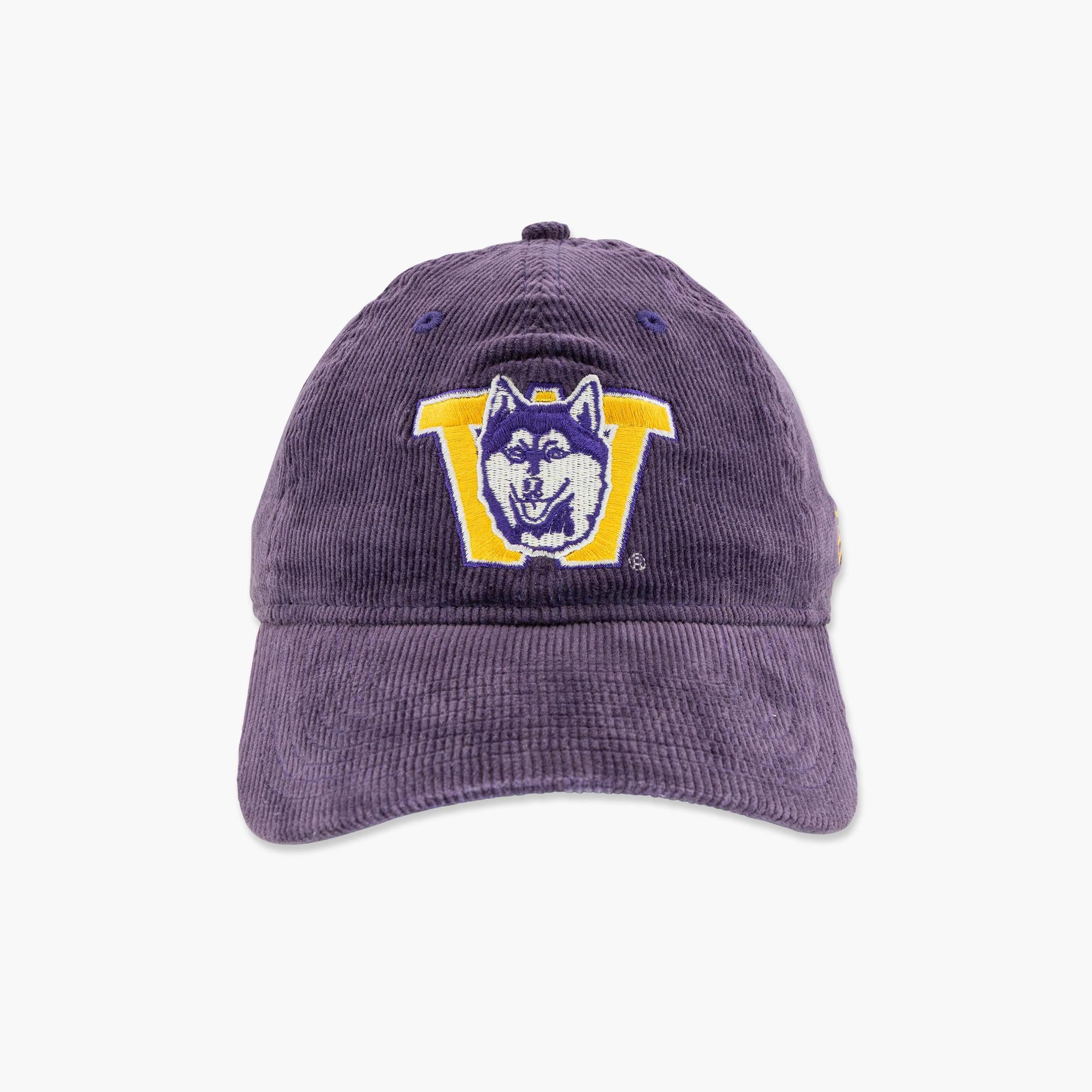 Washington Huskies Classic Throwback Purple Corduroy Adjustable Hat Discount