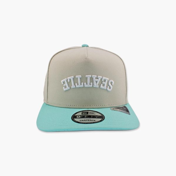 Seattle Sounders Ice Blue Orca Flipped A-Frame Snapback Fashion - Image 2