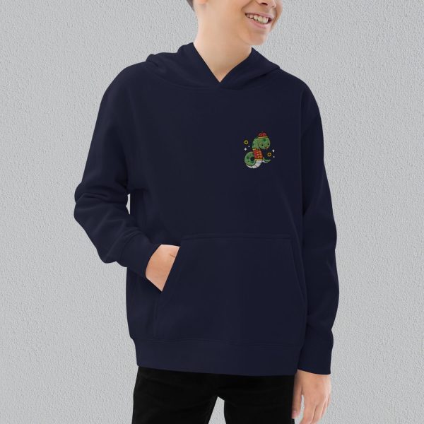 Year of the Snake Embroidered Kids Hoodie Sale - Image 5