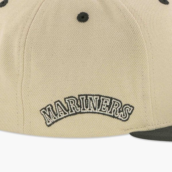 Seattle Mariners Cooperstown Cream Black Snapback Hot on Sale - Image 3