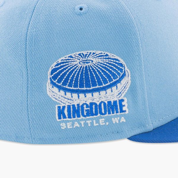 Seattle Mariners Kingdome Legends Sky Blue Fitted Hat Hot on Sale - Image 3