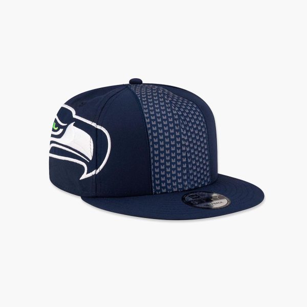 Seattle Seahawks Navy Helmet Snapback For Cheap - Image 3