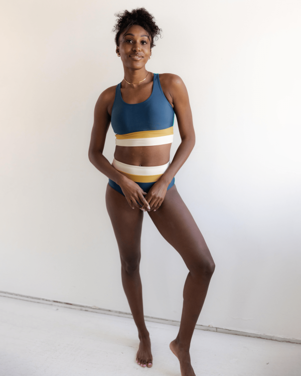 Coastal Tide Colorblock Bottom Online Hot Sale - Image 5