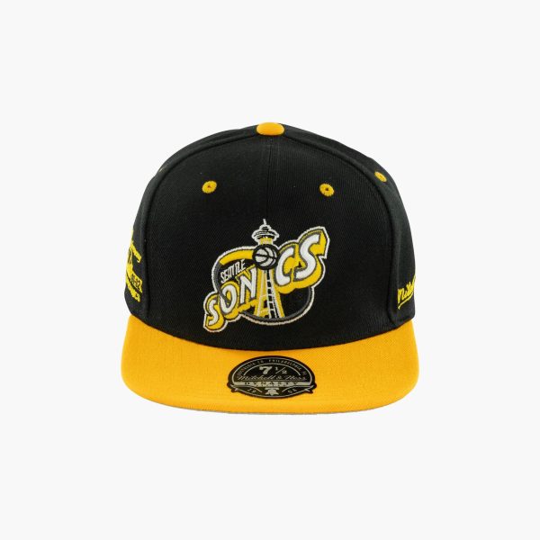 Seattle SuperSonics Wasp Fitted Hat on Sale