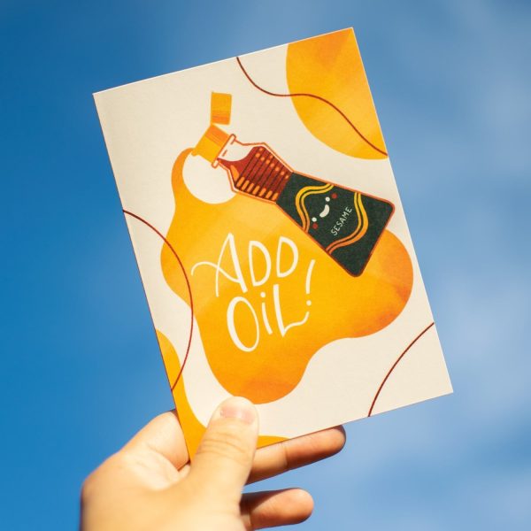 Add Oil Greeting Card For Discount - Image 3