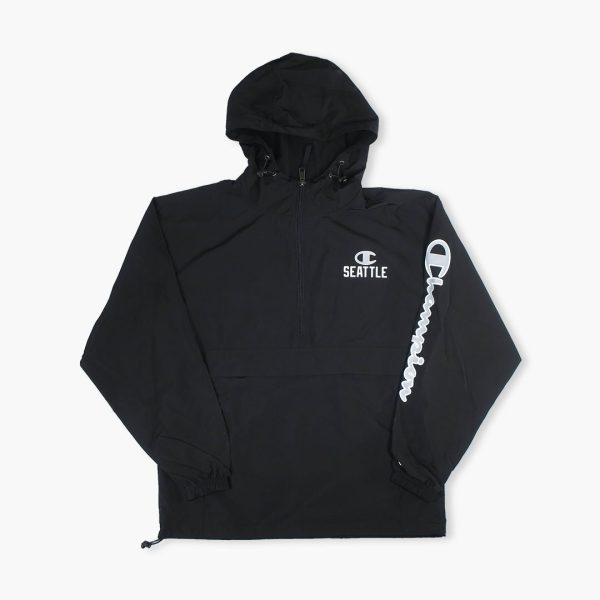 Seattle Black Windbreaker Online Sale - Image 2