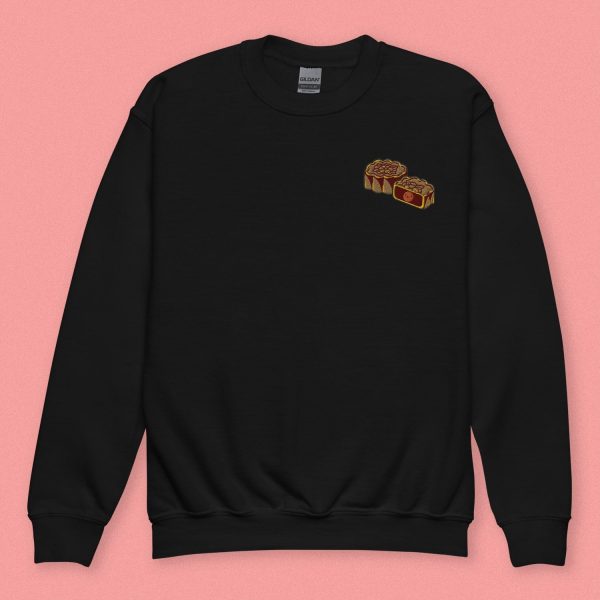 Mooncake Embroidered Kids Sweatshirt For Discount - Image 3