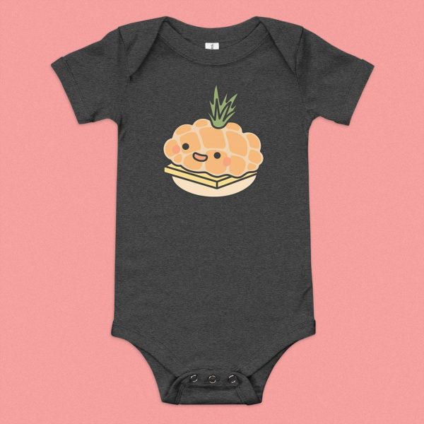 Tropical Pineapple Bun Baby Onesie For Discount - Image 4