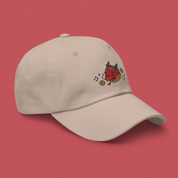 Year of the Dragon Embroidered Cap Fashion
