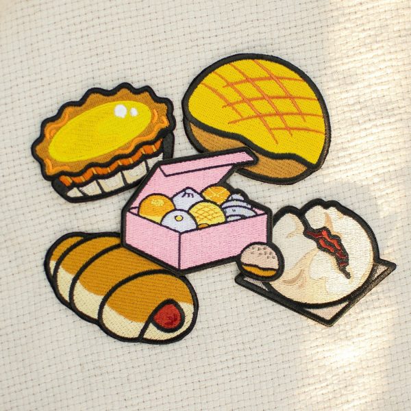 Char Siu Bao Embroidered Patch For Sale - Image 4