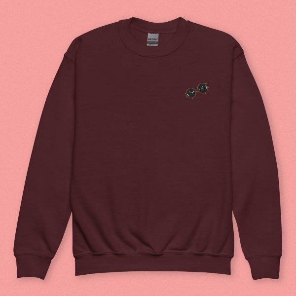 Boba Besteas Embroidered Kids Sweatshirt For Sale - Image 4