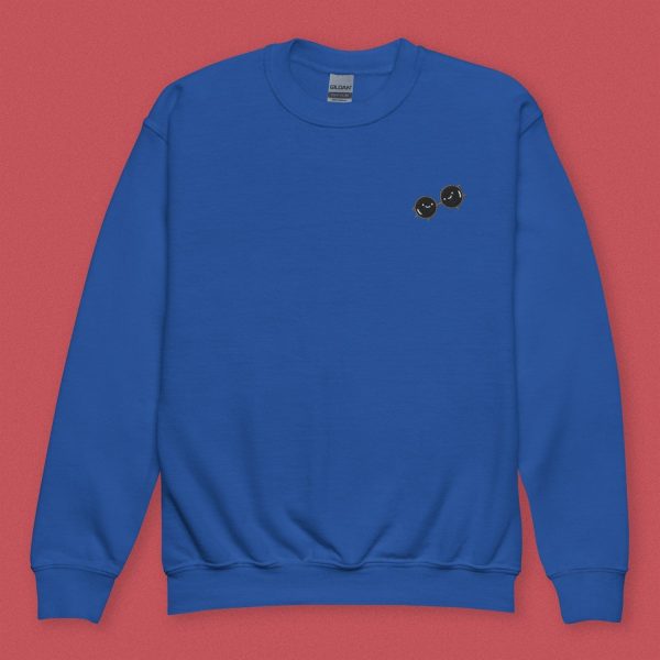 Boba Besteas Embroidered Kids Sweatshirt For Sale