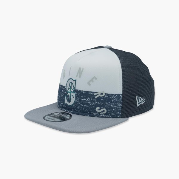 Seattle Mariners Primary Logo Gameday Foam Trucker Hat Cheap - Image 5