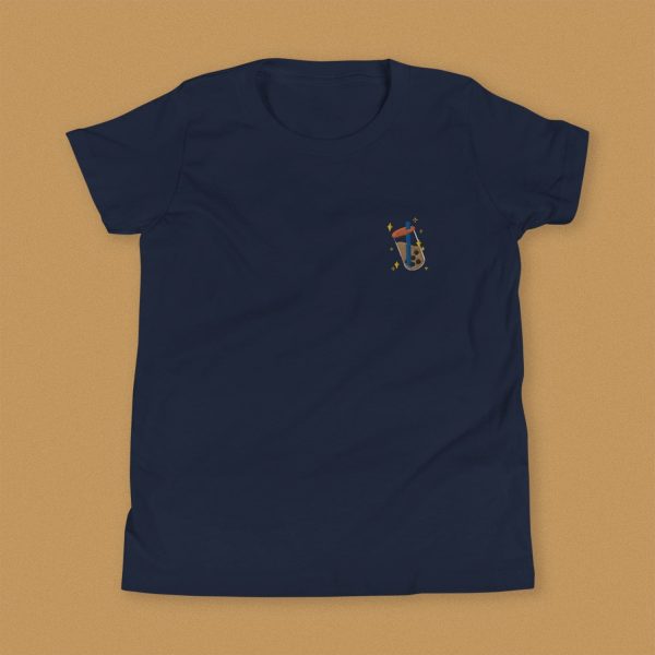 Boba Bliss Embroidered Kids T-Shirt Online Hot Sale