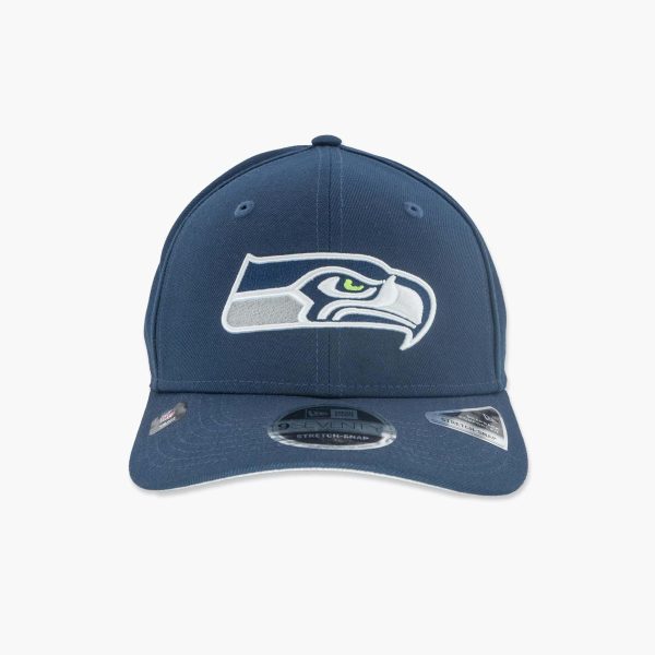 Seattle Seahawks Navy Stretch Fit Snapback Online Hot Sale