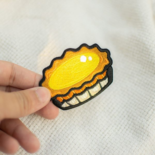 Egg Tart Embroidered Patch Hot on Sale - Image 3