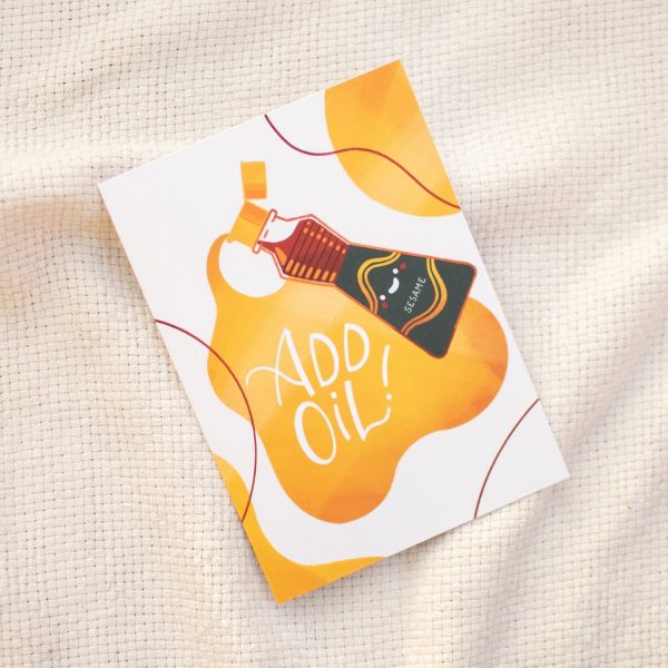 Add Oil Greeting Card For Discount - Image 2