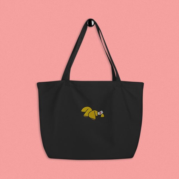 Fortune Cookie Embroidered Large Tote Cheap - Image 2