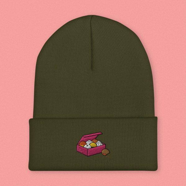 Let s Get This Bread Embroidered Beanie For Cheap - Image 5