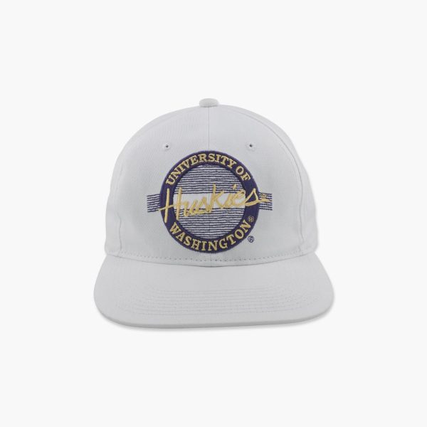 Washington Huskies Badge White Snapback Supply