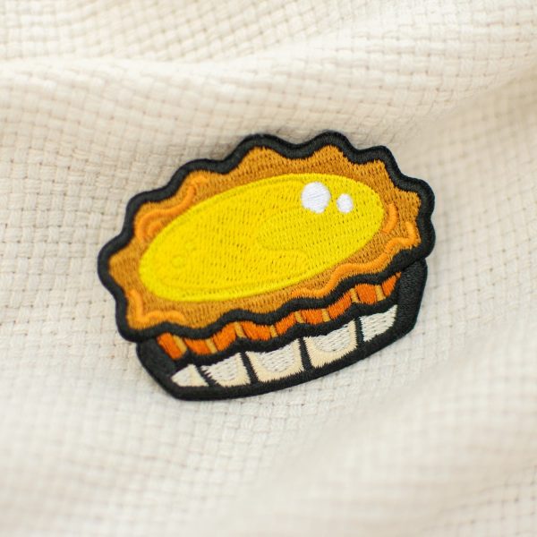 Egg Tart Embroidered Patch Hot on Sale