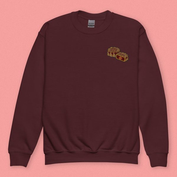 Mooncake Embroidered Kids Sweatshirt For Discount - Image 2