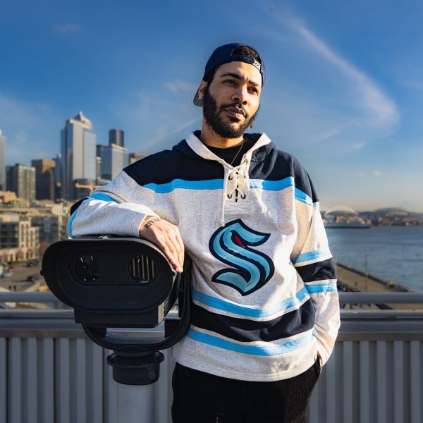 Seattle Kraken Oatmeal Rockaway Superior Lacer Hoodie Cheap - Image 3