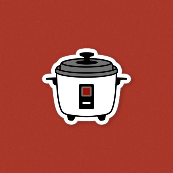 Rice Cooker Vinyl Sticker Online Hot Sale