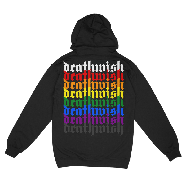 Deathwish  Pride  Black Zip-Up Sweatshirt Discount - Image 3